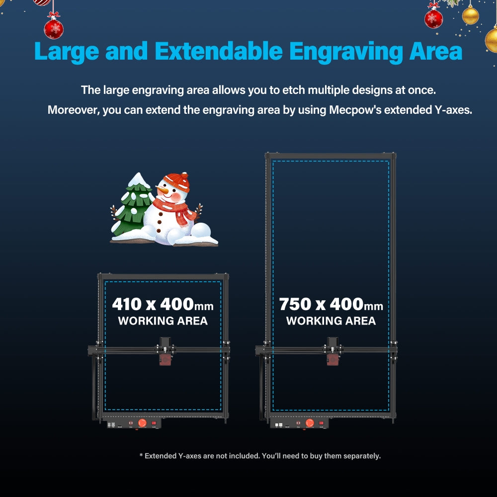 Laserový gravírovací stroj Mecpow X3, výkon laseru 5 W, pevné zaostření, přesnost 0,01 mm, rychlost gravírování 10 000 mm/min, bezpečnostní zámek, nouzové zastavení, detekce plamene, gyroskopický senzor, 410 x 400 mm - zástrčka EU