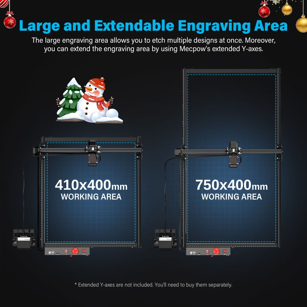 Laserový gravírovací stroj Mecpow X3 Pro 10W se sadou pro podporu vzduchu