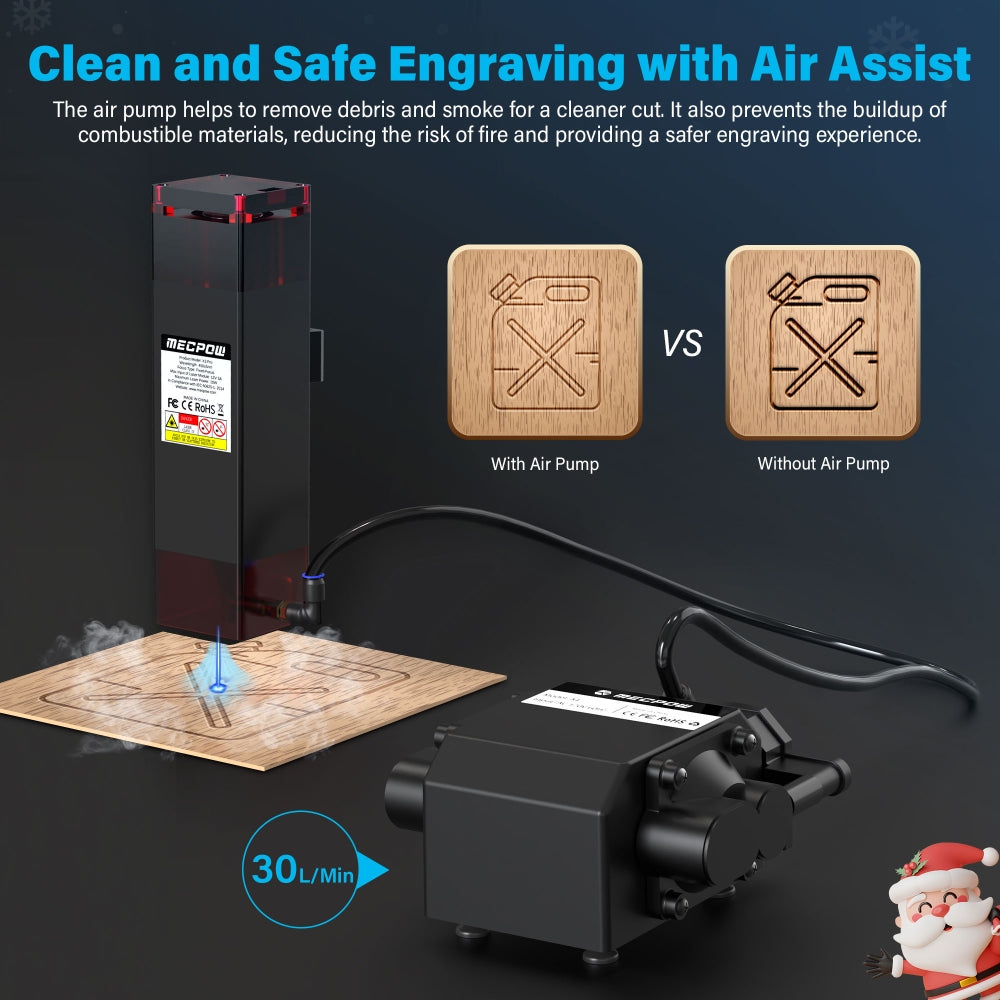 Laserový gravírovací stroj Mecpow X3 Pro 10W se sadou pro podporu vzduchu