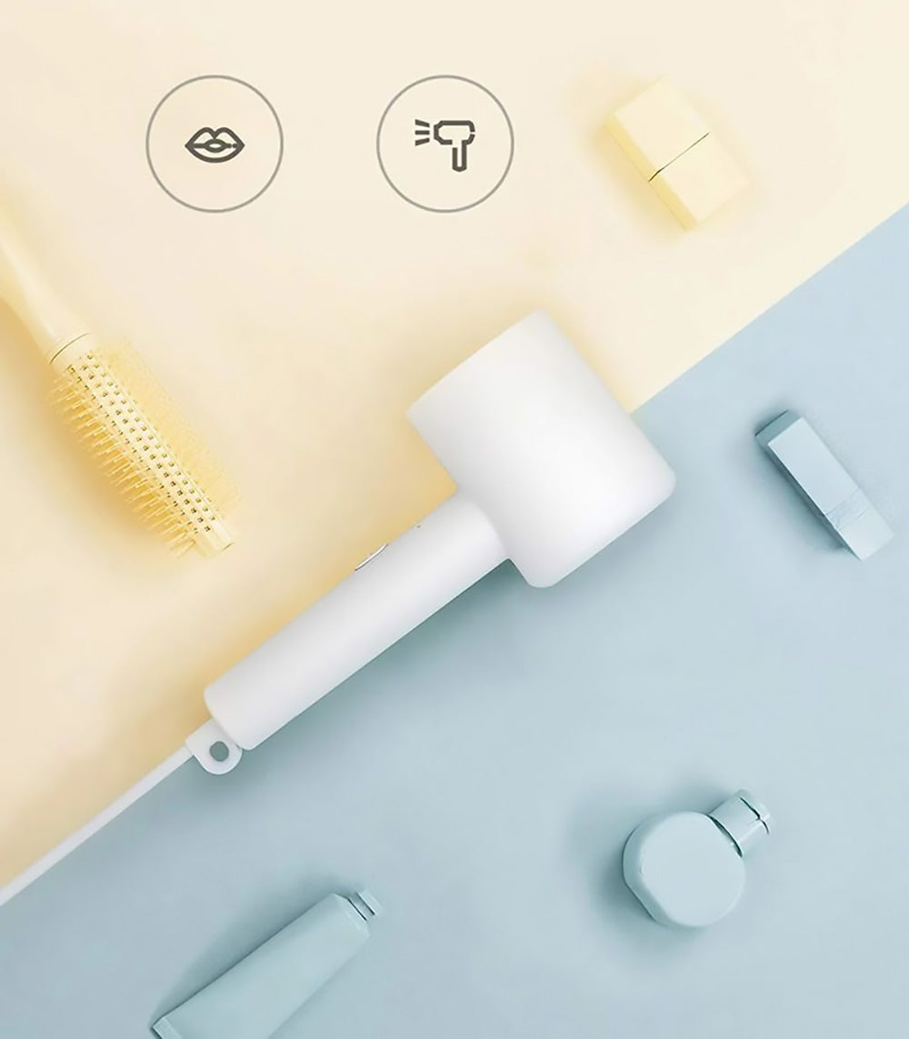 Xiaomi Mijia H3001600W Přenosný fén s vodními ionty, rychloschnoucí fén s negativními ionty, profesionální péče o vlasy