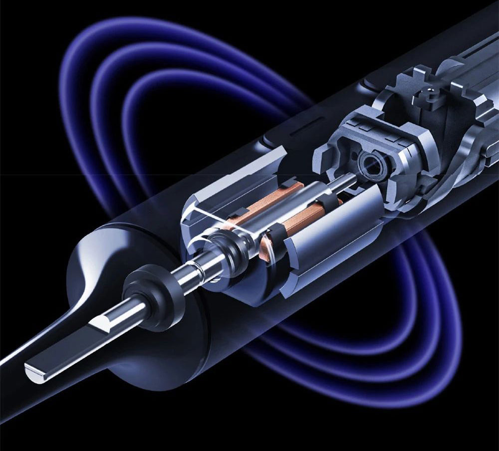 Xiaomi Mijia T700 Sonic elektrický zubní kartáček LED chytrý displej IPX7 vodotěsný chytrý zubní kartáček s propojením aplikací