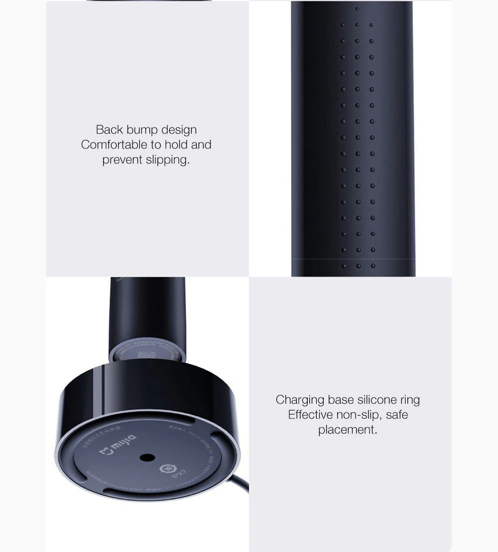 Xiaomi Mijia T700 Sonic elektrický zubní kartáček LED chytrý displej IPX7 vodotěsný chytrý zubní kartáček s propojením aplikací