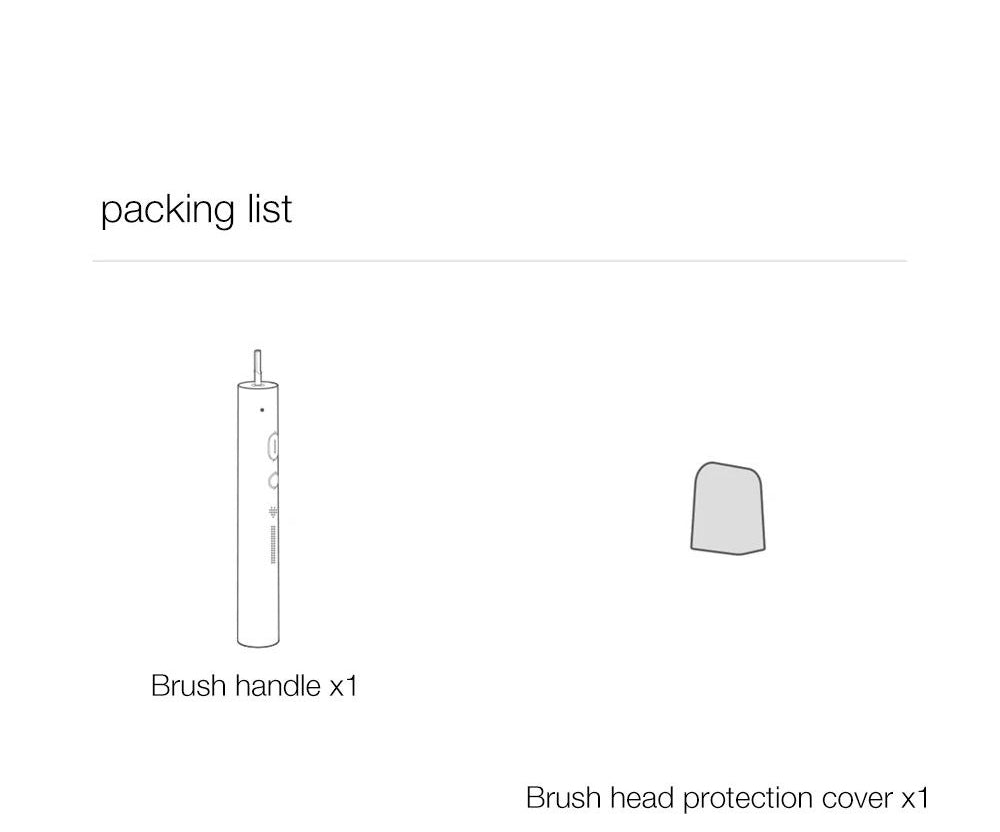 Xiaomi Mijia T700 Sonic elektrický zubní kartáček LED chytrý displej IPX7 vodotěsný chytrý zubní kartáček s propojením aplikací