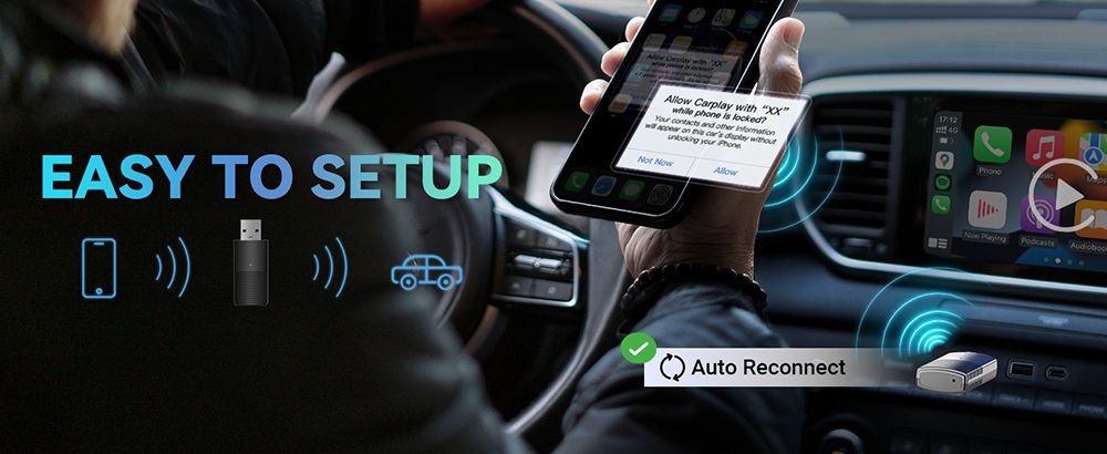 Adaptér MINIX CP86 CarPlay pro drátové a bezdrátové připojení