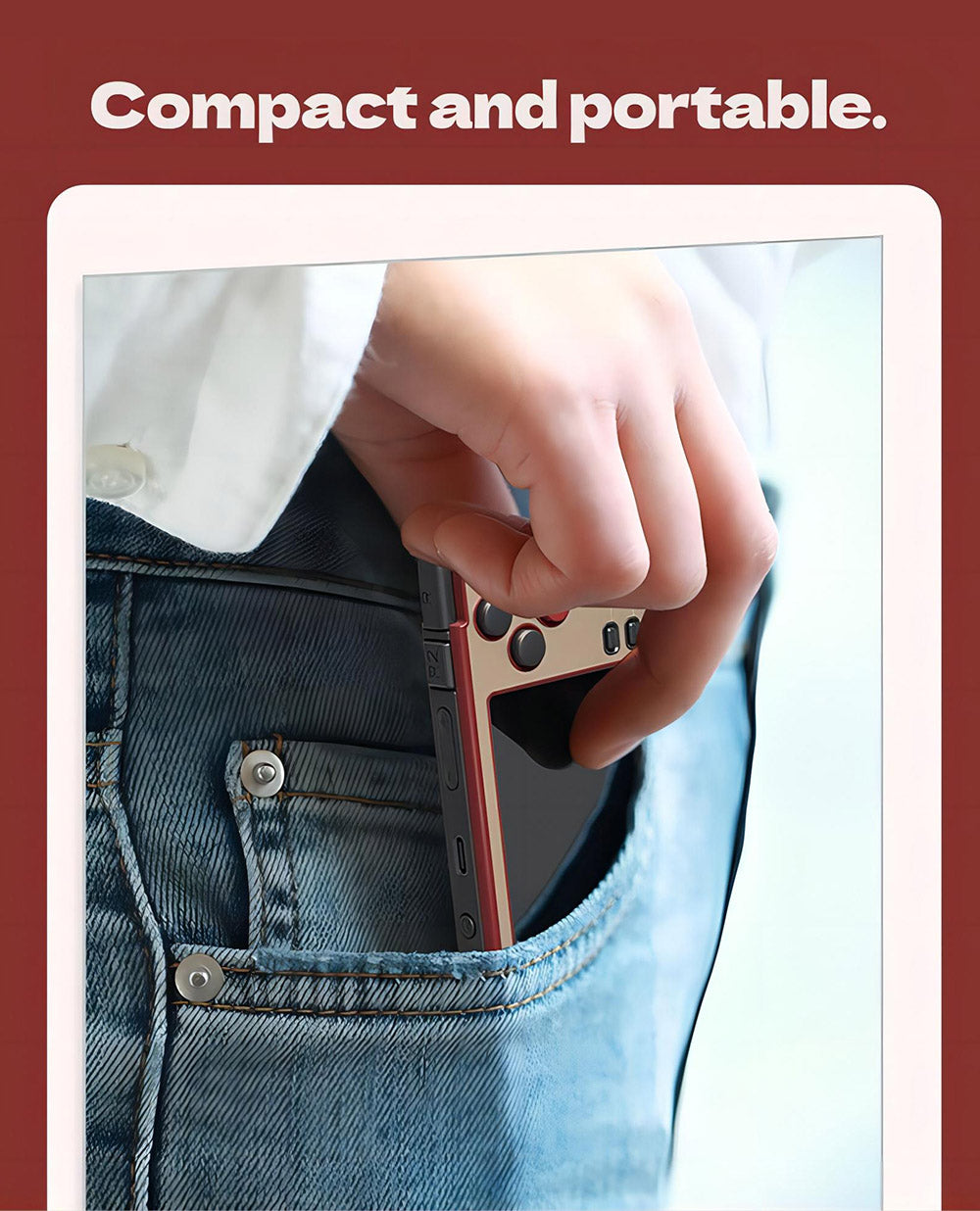 Herní konzole MIYOO A30 64GB, 2,8palcový IPS displej, baterie 2600mAh, systém Linux, 2,4G WiFi - červeno-zlatá