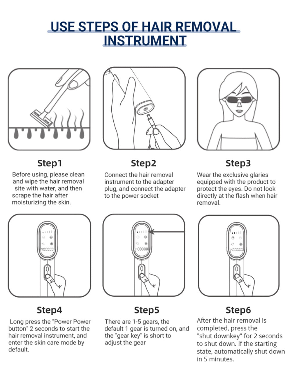 MOOLWEEL T023k Bezbolestné odstraňování chloupků se safírovým bodem mrazu, intenzivní pulzní světelná terapie - zástrčka pro USA