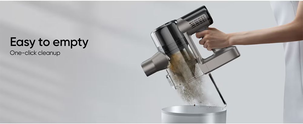 Bezdrátový vysavač MOOSOO TD1-Mate, sací tlak 33 kPa, LED displej, doba provozu 45 minut, bezkartáčový motor 420 W, zelené světlo, na dřevěné podlahy, koberce a zvířecí chlupy