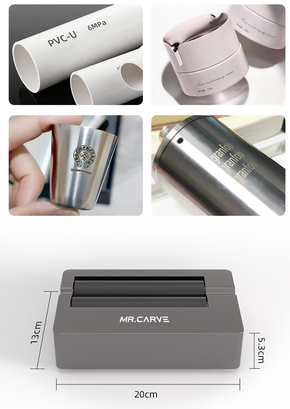 Rotační osa MR CARVE R3 pro laserový značkovací stroj M1 PRO