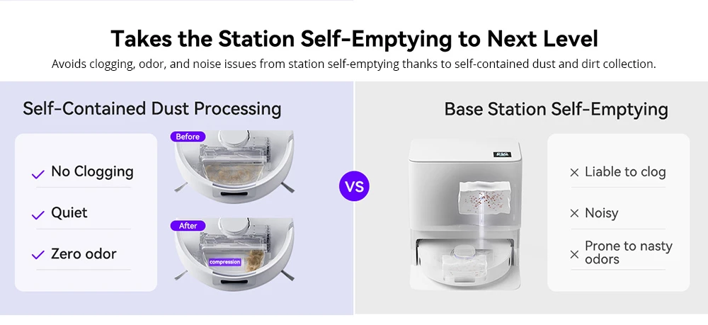Robotický vysavač a mop Narwal Freo X Ultra s automatickým mytím a samovyprazdňováním, silným sacím výkonem 8200 Pa, plovoucím kartáčem bez zamotávání, automatickým zvedáním mopu do 12 mm, univerzální základnovou stanicí
