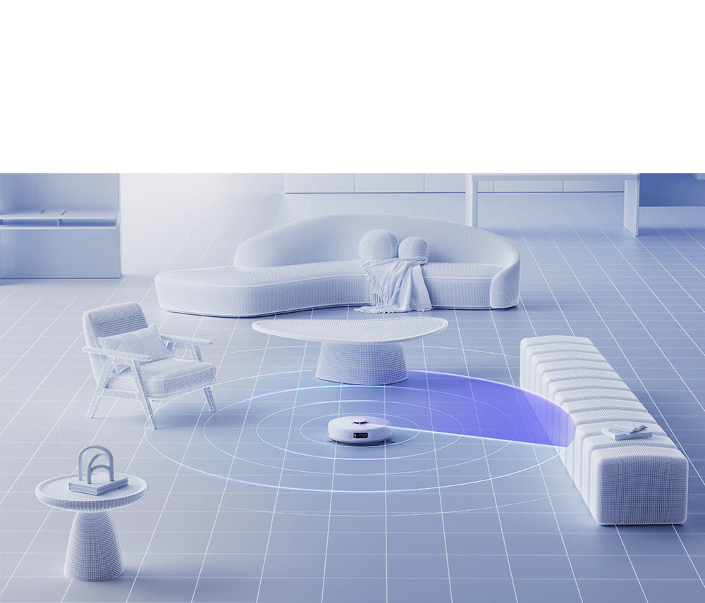 Robotický vysavač a mop Narwal Freo X Ultra s automatickým mytím a samovyprazdňováním, silným sacím výkonem 8200 Pa, plovoucím kartáčem bez zamotávání, automatickým zvedáním mopu do 12 mm, univerzální základnovou stanicí