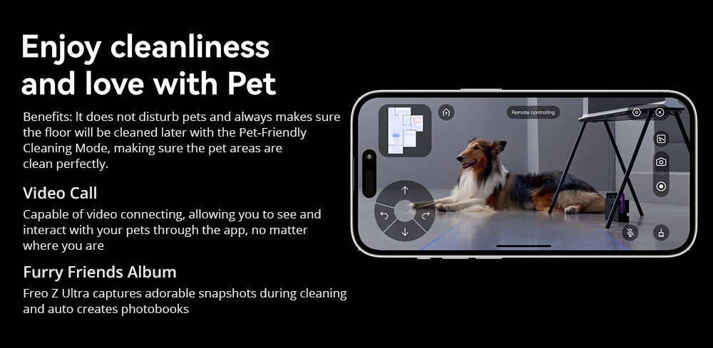 Robotický vysavač a mop Narwal Freo Z Ultra se základnovou stanicí, výkon 12 000 Pa, samovyprazdňování, dvojitá kamera, nulové zamotávání, 120denní bezúdržbová výdrž, automatické zvedání mopu do 12 mm, trilaserové vyhýbání se překážkám, adaptivní mytí a sušení horkou vodou s umělou inteligencí - bílý