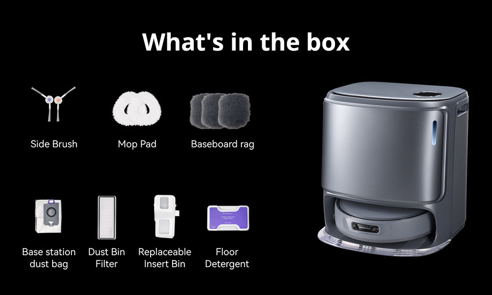 Robotický vysavač a mop Narwal Freo Z Ultra se základnovou stanicí, výkon 12 000 Pa, samovyprazdňování, dvojitá kamera, nulové zamotávání, 120denní bezúdržbová výdrž, automatické zvedání mopu do 12 mm, trilaserové vyhýbání se překážkám, adaptivní mytí a sušení horkou vodou s umělou inteligencí - bílý