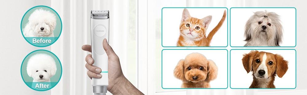 Zastřihovač psů Neakasa P1 Pro s vysavačem na zvířecí chlupy