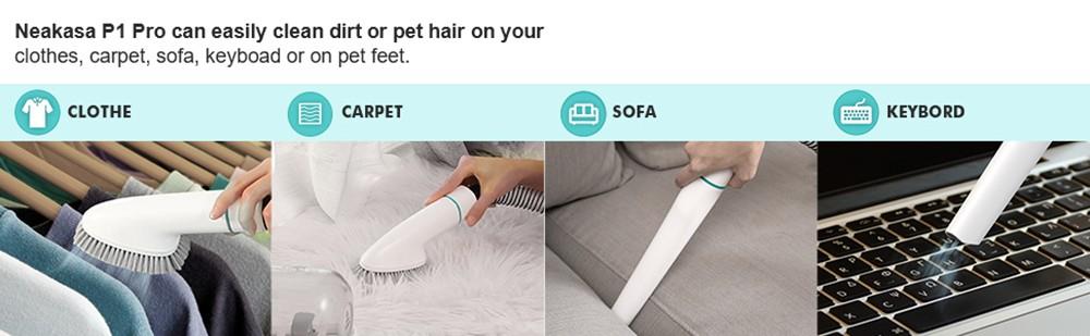 Zastřihovač psů Neakasa P1 Pro s vysavačem na zvířecí chlupy