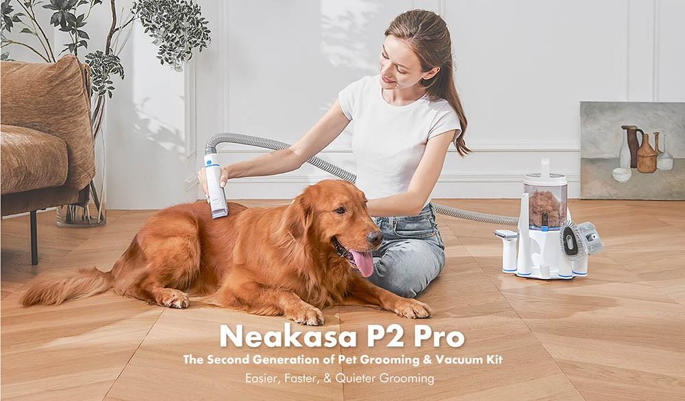 Sada na stříhání psů a vysavač Neakasa P2 Pro | Vysavač na zvířecí chlupy