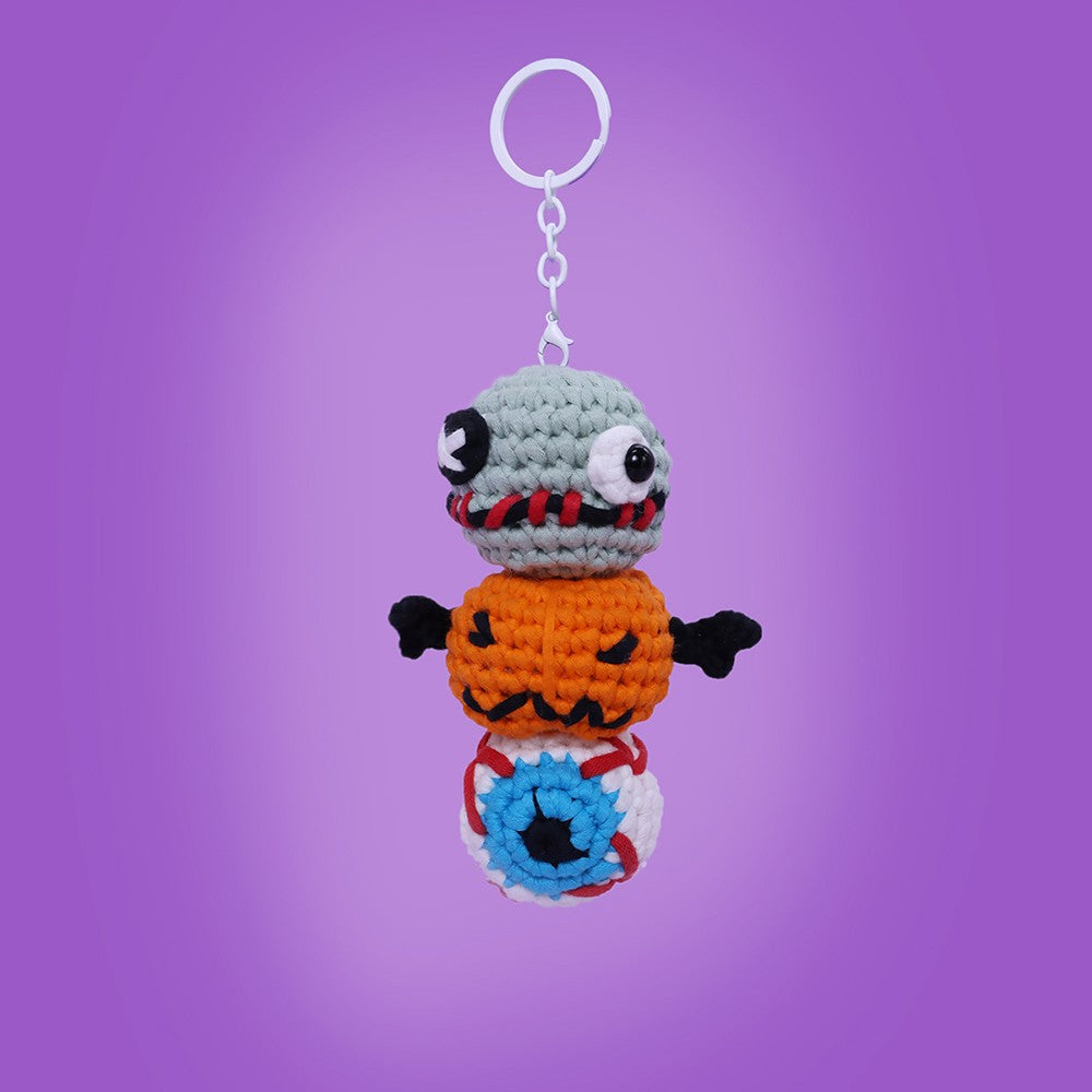 Sada na háčkování na Halloween pro začátečníky od NestledCrafts, sada na pletení amigurumi s podrobnými video tutoriály - BooBalls