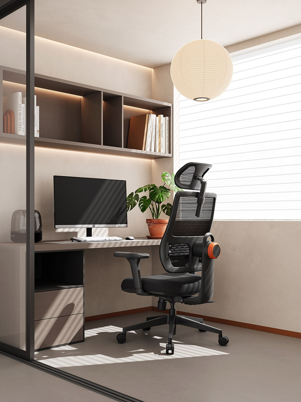 NEWTRAL MAGICH003 Ergonomická kancelářská židle, automatické nastavování opěradla, adaptivní opěrka zad, nastavitelná opěrka hlavy