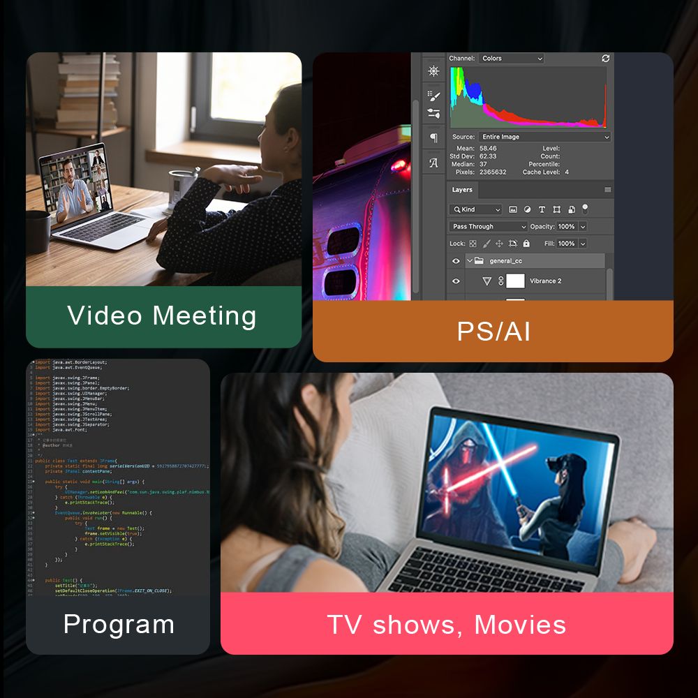 Notebook Ninkear A15 Plus 15,6'', AMD Ryzen 7 5825U 8 jader 4,5 GHz, IPS displej 1920*1080, 32 GB RAM 1 TB SSD, 2,4G/5G WiFi, odemykání otiskem prstu, podsvícená klávesnice, plně vybavený port Type-C*1, USB 3.0*2, HDMI*1, čtečka karet Micro SD*1, konektor pro sluchátka*1