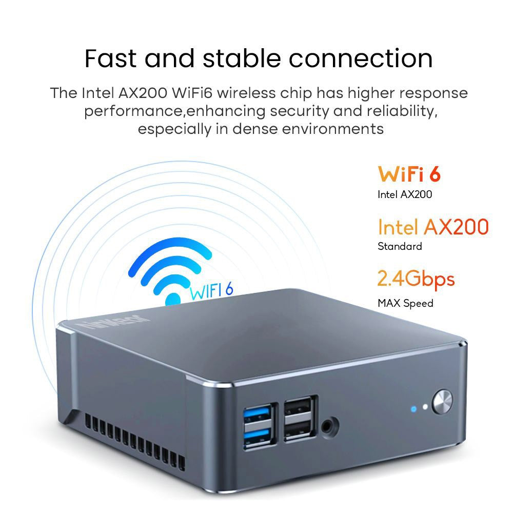 Mini PC Ninkear M11 s procesorem Intel Core i7-1165G7, 16GB DDR4 512GB SSD, Windows 11, WiFi 6