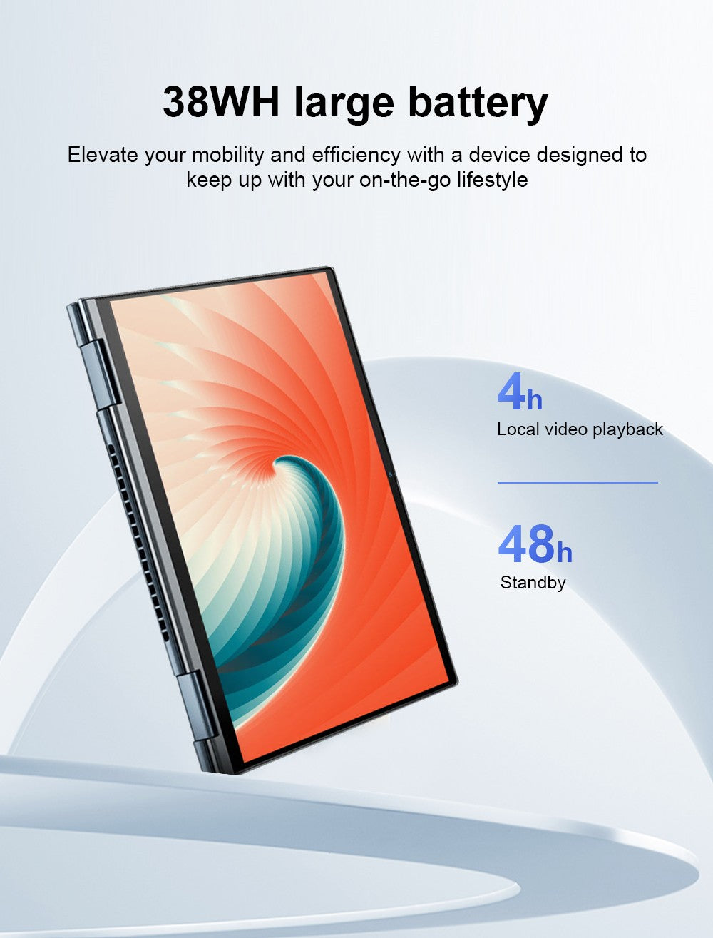 Notebook Ninkear YBOOK15 2 v 1, 360° otočný 15,6palcový dotykový displej s rozlišením 1920*1080, AMD Ryzen 3 3200U 2 jádra max. 3,5 GHz, 16 GB RAM, 512 GB SSD, 2,4/5 GHz WiFi Bluetooth 4.2, 1*USB 3.0, 2*USB 2.0, 1*Type-C (pouze data), 1*HDMI, 1*RJ45, 1*Jack pro sluchátka, 38Wh baterie