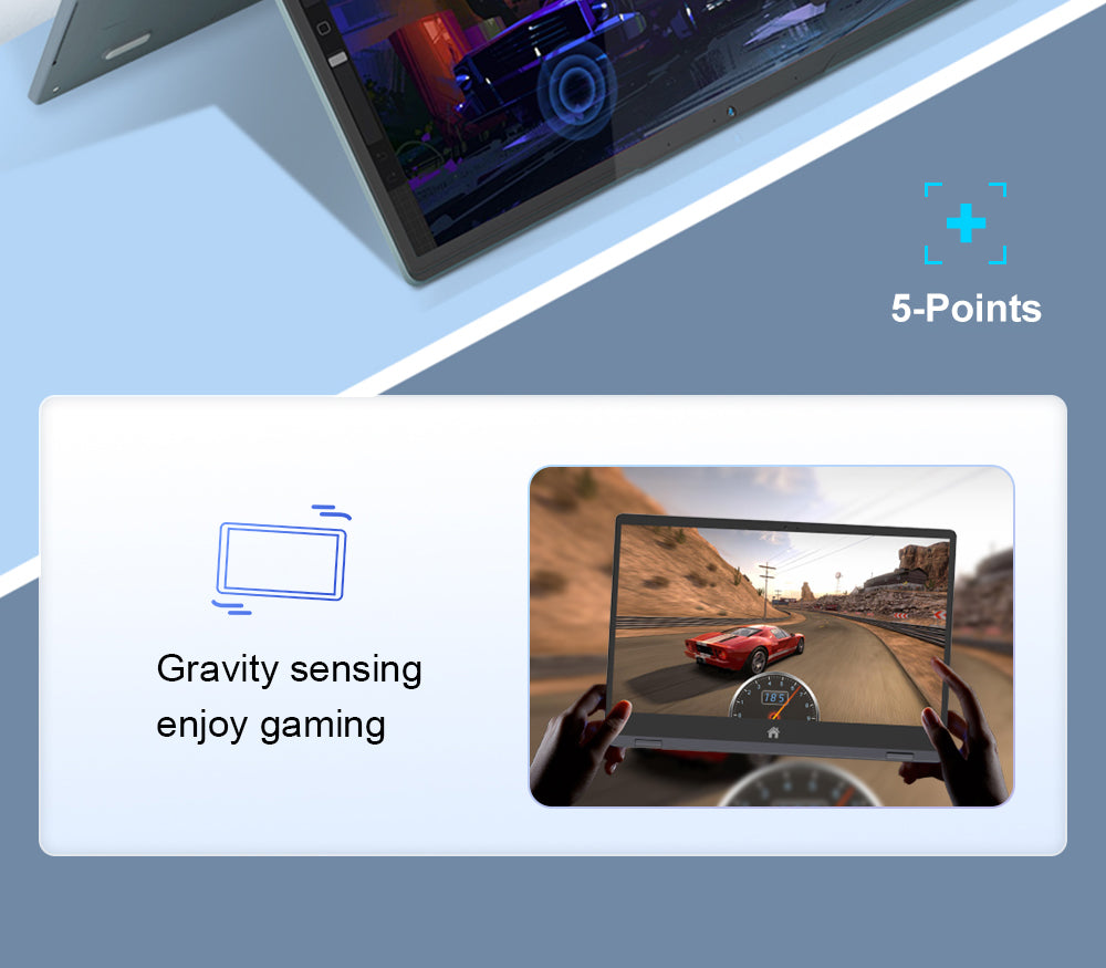 Notebook Ninkear YBOOK15 2 v 1, 360° otočný 15,6palcový dotykový displej s rozlišením 1920*1080, AMD Ryzen 3 3200U 2 jádra max. 3,5 GHz, 16 GB RAM, 512 GB SSD, 2,4/5 GHz WiFi Bluetooth 4.2, 1*USB 3.0, 2*USB 2.0, 1*Type-C (pouze data), 1*HDMI, 1*RJ45, 1*Jack pro sluchátka, 38Wh baterie