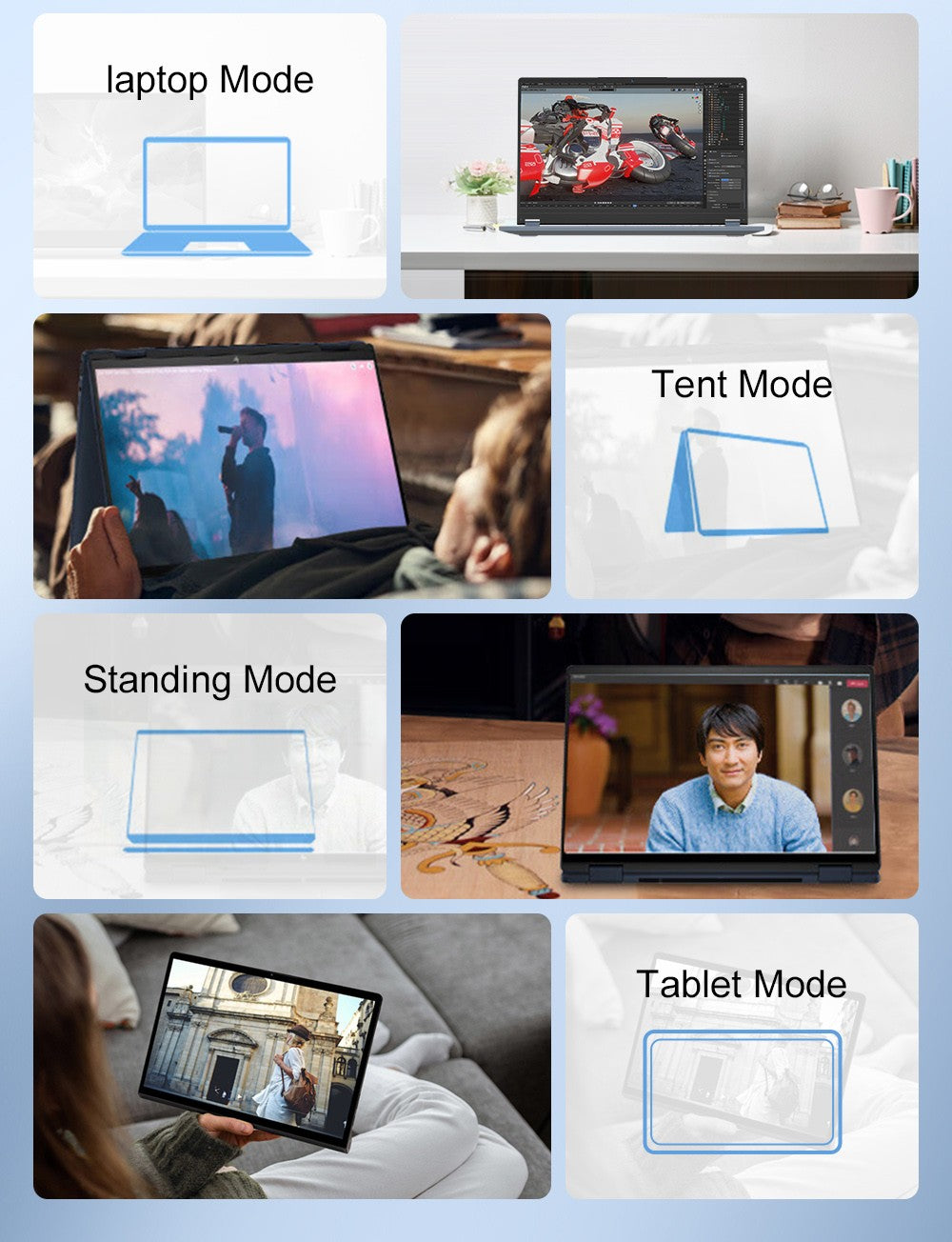 Notebook Ninkear YBOOK15 2 v 1, 360° otočný 15,6palcový dotykový displej s rozlišením 1920*1080, AMD Ryzen 3 3200U 2 jádra max. 3,5 GHz, 16 GB RAM, 512 GB SSD, 2,4/5 GHz WiFi Bluetooth 4.2, 1*USB 3.0, 2*USB 2.0, 1*Type-C (pouze data), 1*HDMI, 1*RJ45, 1*Jack pro sluchátka, 38Wh baterie