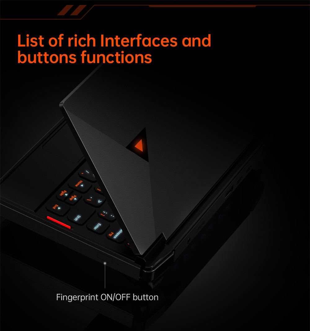 Herní kapesní počítač One Netbook OneXPlayer G1, AMD Ryzen AI 9 HX 370 12 jader max. 5,1 GHz, 8,8" displej s rozlišením 2560*1600 a obnovovací frekvencí 144 Hz, 64 GB RAM LPDDR5X 7500 MHz, 4 TB SSD, WiFi 6E, 2*USB-C, 1*USB 3.2, 1*TF karta, 1* Oculink, 1*3,5mm audio vstup, odemykání otiskem prstu - zástrčka EU