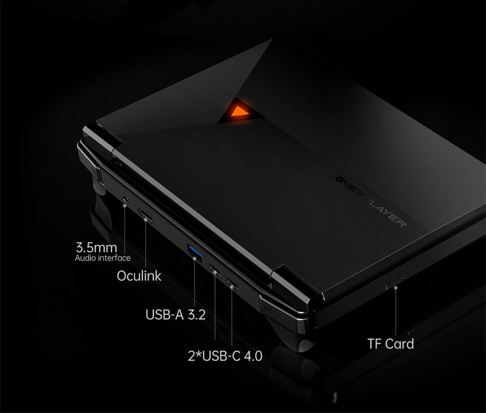 Herní kapesní počítač One Netbook OneXPlayer G1, AMD Ryzen AI 9 HX 370 12 jader max. 5,1 GHz, 8,8" displej s rozlišením 2560*1600 a obnovovací frekvencí 144 Hz, 64 GB RAM LPDDR5X 7500 MHz, 4 TB SSD, WiFi 6E, 2*USB-C, 1*USB 3.2, 1*TF karta, 1* Oculink, 1*3,5mm audio vstup, odemykání otiskem prstu - zástrčka EU