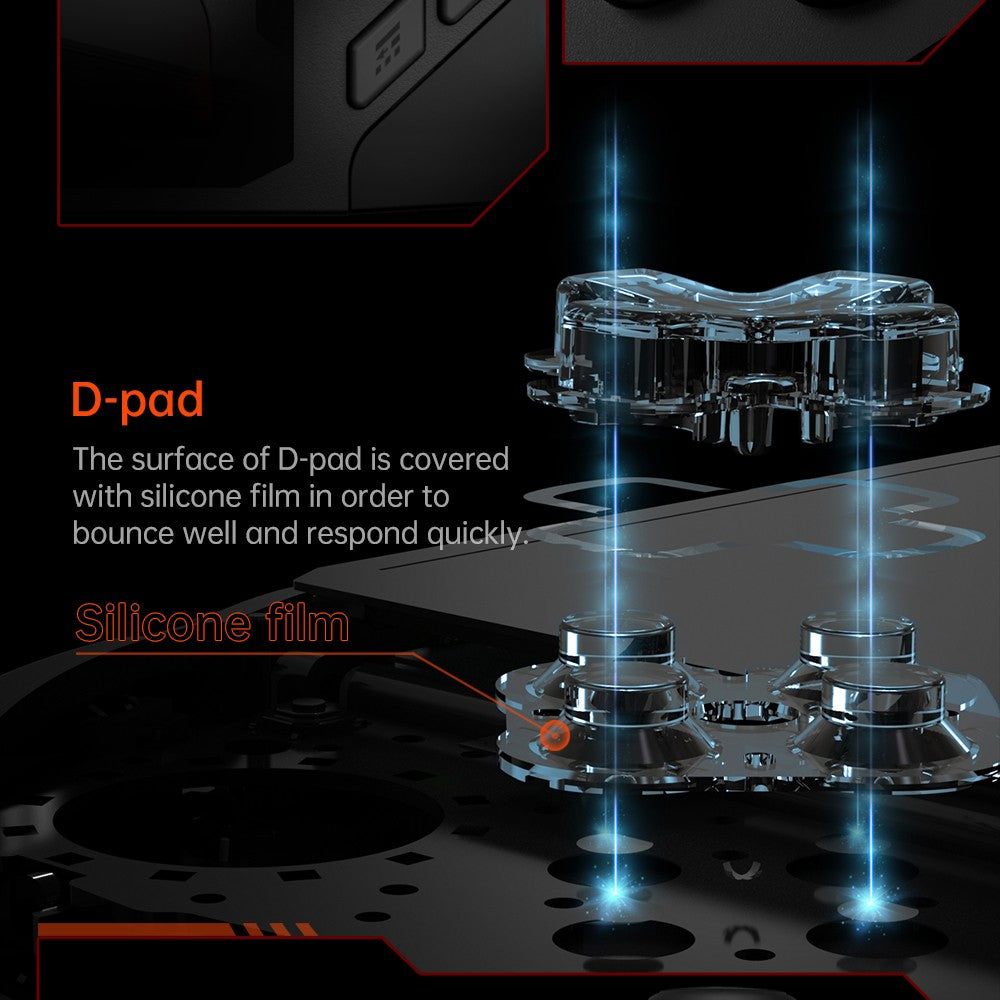 Herní konzole ONE Netbook OneXFly F1 Pro, 7" OLED displej s rozlišením 1920*1080, procesor AMD Ryzen AI 9 HX 370, 12jádrový procesor s frekvencí max. 5,1 GHz, obnovovací frekvence 144 Hz, 32 GB RAM LPDDR5x, 2 TB SSD disk PCle 4.0, zvukový systém Harman, 2 porty USB-C 4.0, 1 port USB-A 3.0, 1 slot pro TF kartu, 1 audio vstup.