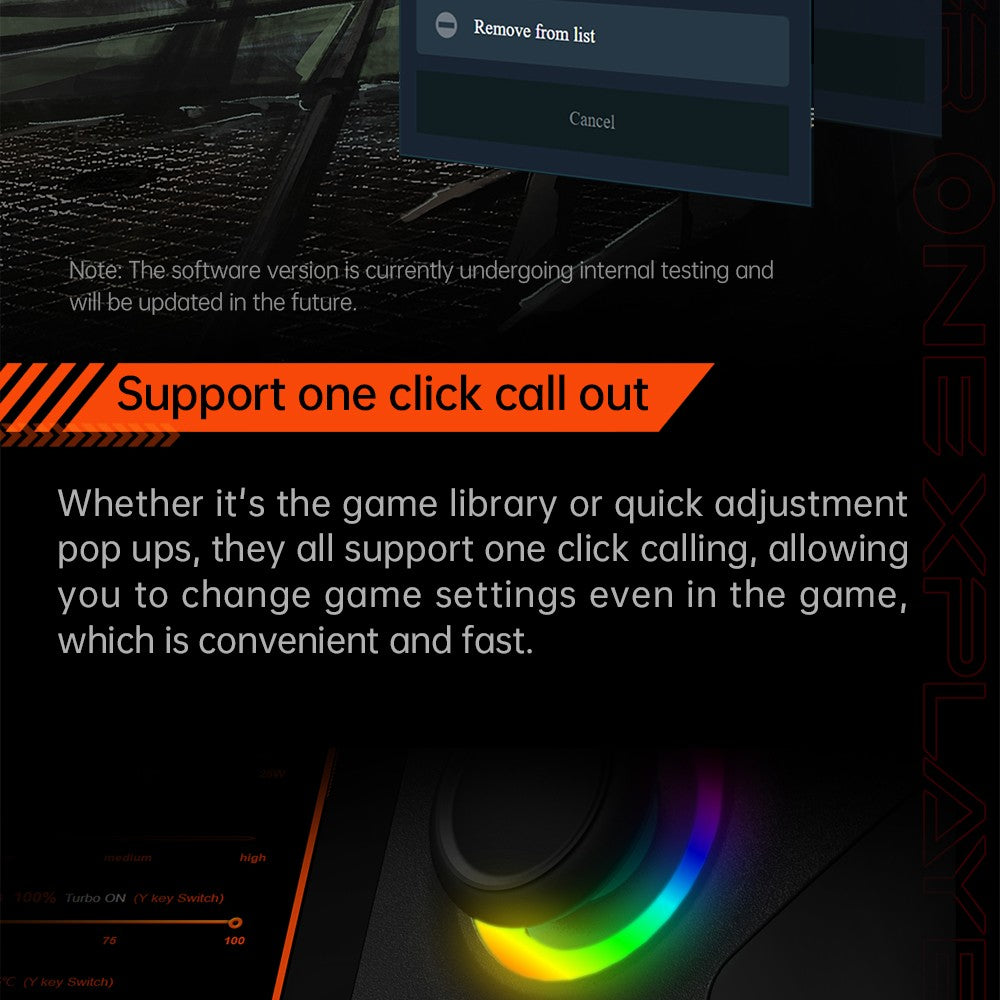 Herní konzole ONE Netbook OneXFly F1 Pro, 7" OLED displej s rozlišením 1920*1080, procesor AMD Ryzen AI 9 HX 370, 12jádrový procesor s frekvencí max. 5,1 GHz, obnovovací frekvence 144 Hz, 32 GB RAM LPDDR5x, 2 TB SSD disk PCle 4.0, zvukový systém Harman, 2x USB-C 4.0, 1x USB-A 3.0, 1x slot pro TF kartu, 1x audio