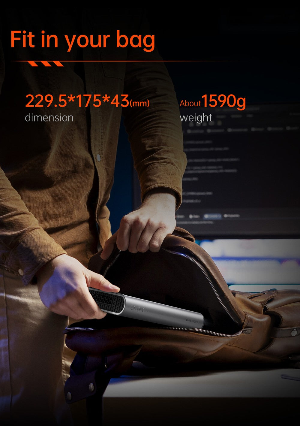 Dokovací stanice ONEXGPU 2 eGPU pro jeden netbook s grafickou kartou AMD Radeon RX 7800M, 12 GB GDDR6 RAM, 192bitová procesorová jednotka, 1 port Oculink, 1 port USB-C 4.0, 2 porty USB 3.2, 1 port PCIe 3.0 SSD, 1 port RJ45, 1 port HDMI 2.1, 2 porty DP 2.0, 65W zpětné nabíjení, RGB světelné efekty