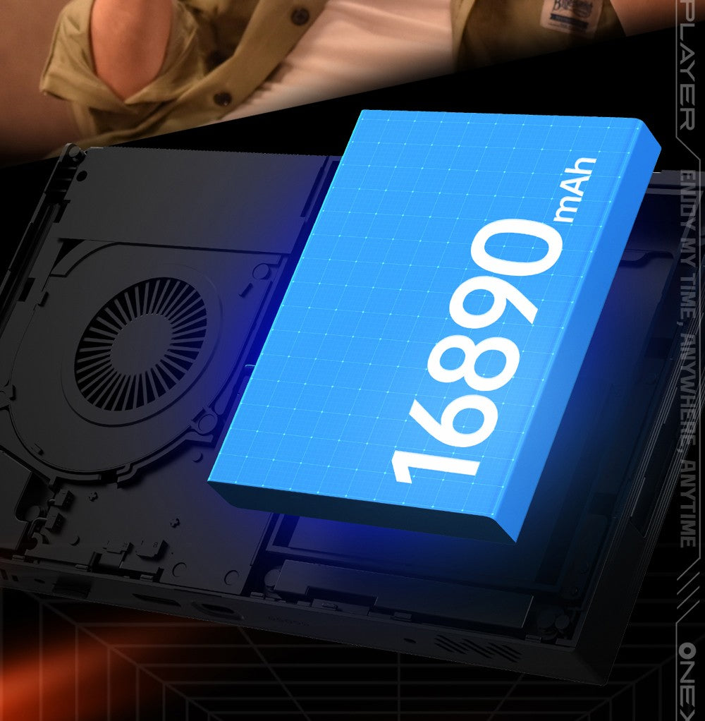 Herní mini PC OneXPlayer X1, AMD Ryzen 7 8840U, 8 jader, max. 5,1 GHz, 8,8" 2560*1600, 144Hz LTPS displej, 32GB LPDDR5x 7500MHz RAM, 1TB SSD, 2x USB4, 1x USB3.2, 1x slot pro TF kartu, 1x Oculink, 1x audio, Harman Sound System, baterie 65,02 Wh