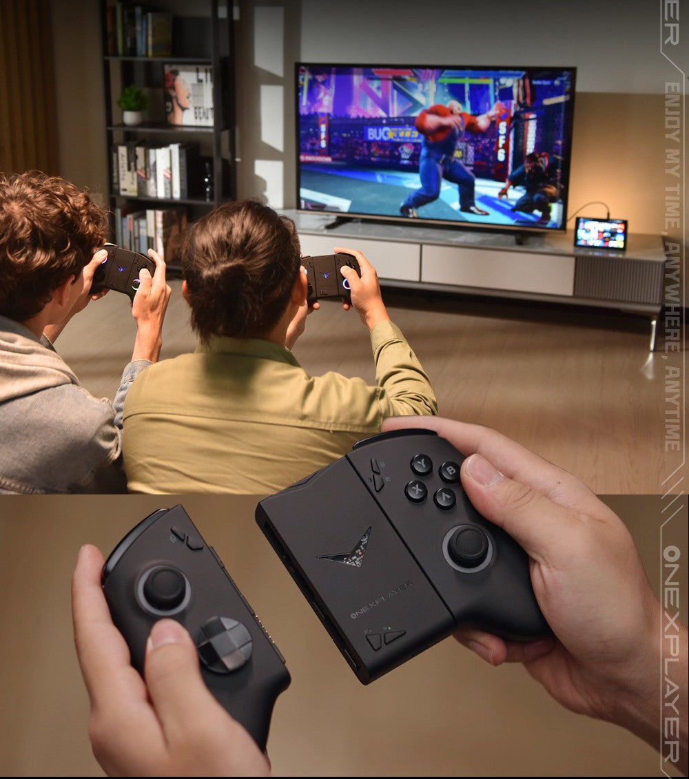 Herní mini PC OneXPlayer X1, AMD Ryzen 7 8840U, 8 jader, max. 5,1 GHz, 8,8" 2560*1600, 144Hz LTPS displej, 32GB LPDDR5x 7500MHz RAM, 1TB SSD, 2x USB4, 1x USB3.2, 1x slot pro TF kartu, 1x Oculink, 1x audio, Harman Sound System, baterie 65,02 Wh