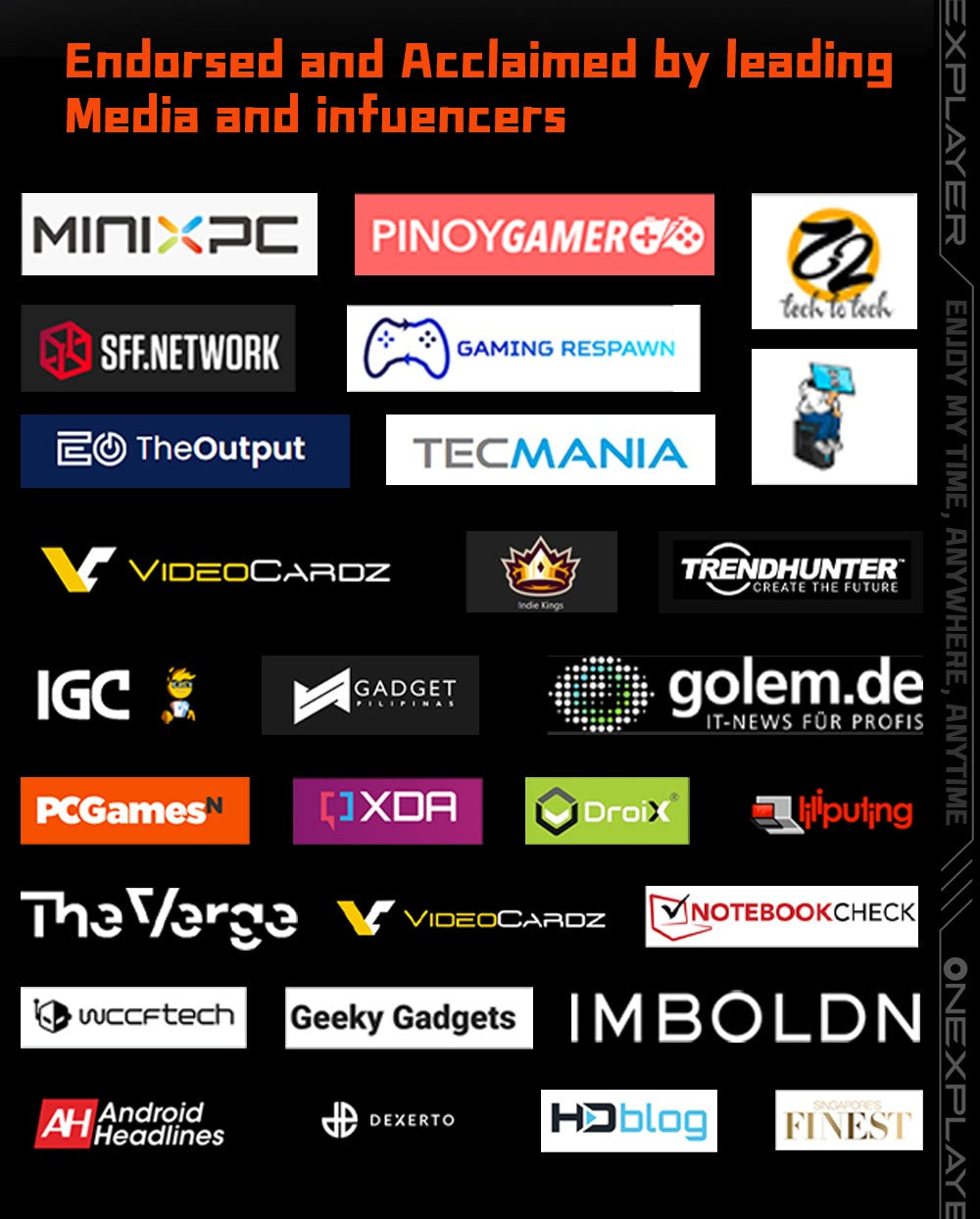 Herní mini PC OneXPlayer X1, AMD Ryzen 7 8840U, 8 jader, max. 5,1 GHz, 8,8" 2560*1600, 144Hz LTPS displej, 32GB LPDDR5x 7500MHz RAM, 1TB SSD, 2x USB4, 1x USB3.2, 1x slot pro TF kartu, 1x Oculink, 1x audio, Harman Sound System, baterie 65,02 Wh