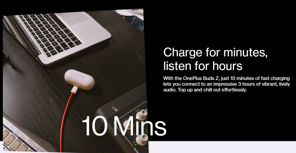 Sluchátka OnePlus Buds Z TWS – bílá