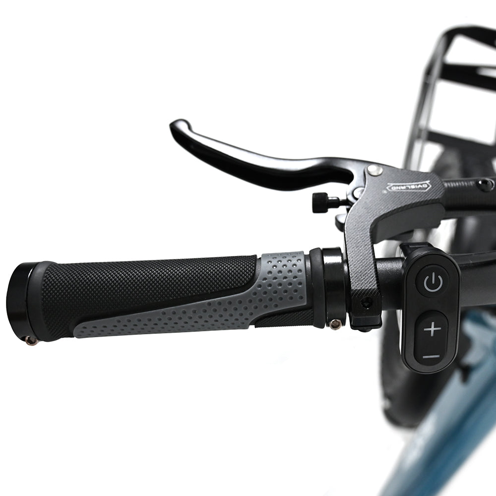 ONESPORT OT01 Electric Cargo Bike, 650W Motor, 48V 27Ah Battery, 20*2.6-inch Tire, 25km/h Max Speed, 100km Max Range, Hydraulic Disc Brakes, Front Suspension Fork - Blue