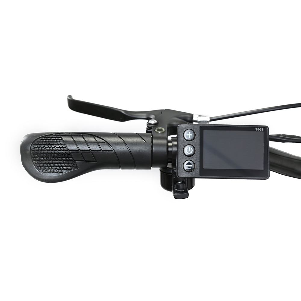 ONESPORT OT18 City Electric Bike, 26*2.35 inch wide Tires, 250W Motor 25km/h, 36V 14.4Ah Big Battery up to 100km Max Range,  Shimano 7-speed, Front Shock-absorbing fork, 25 Degree Climbing Bluetooth APP - Black