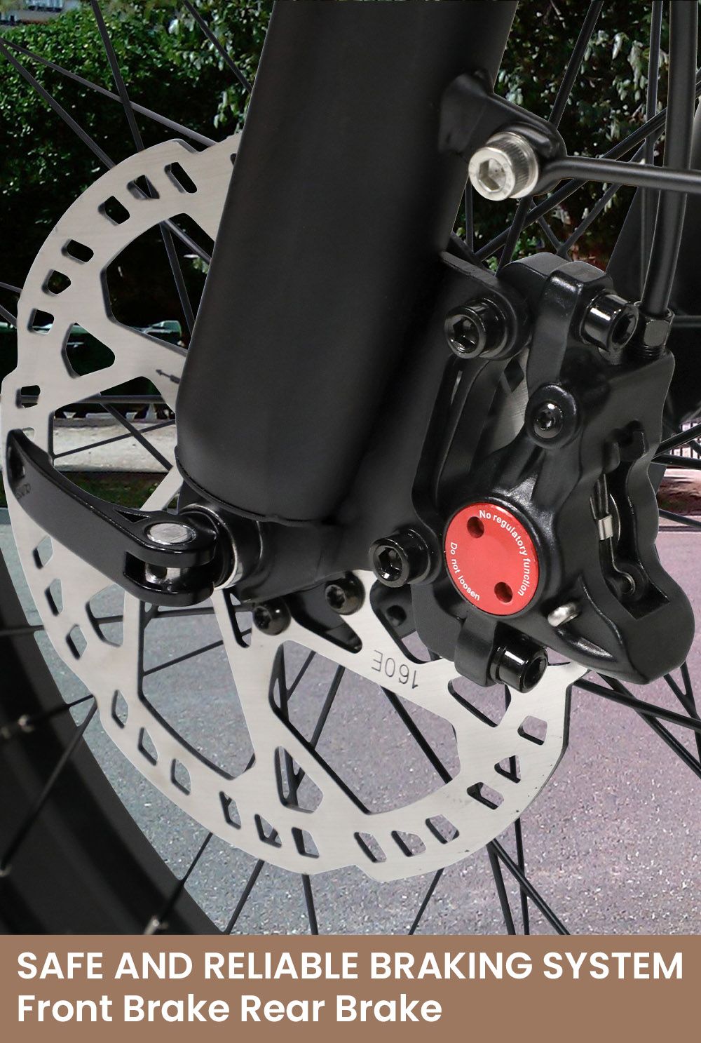 Elektrokolo ONESPORT W66, motor 500 W, baterie 48 V 13,5 Ah, pneumatiky 20 x 4,0 palce, maximální rychlost 25 km/h, dojezd 100 km, přední a zadní hydraulické kotoučové brzdy, tlumící přední vidlice, 7stupňová převodovka