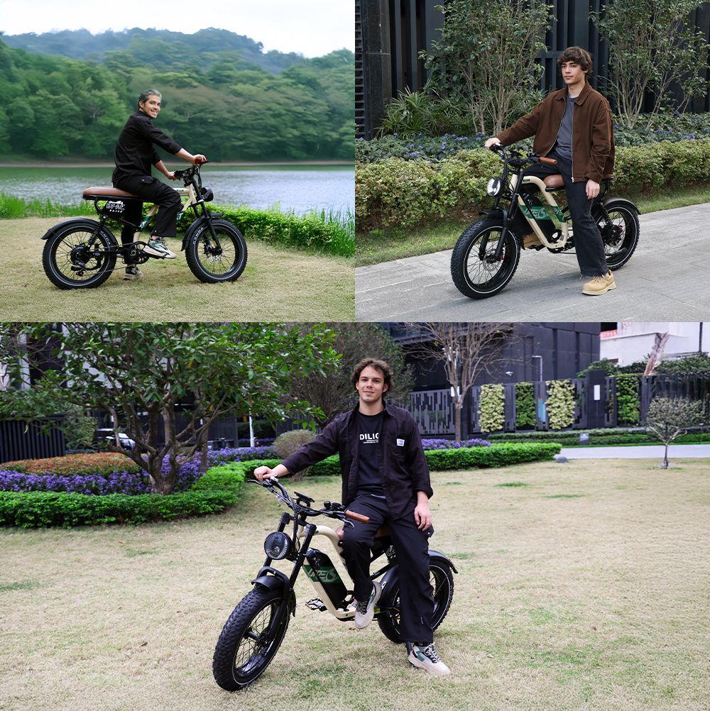 Elektrokolo ONESPORT W66, motor 500 W, baterie 48 V 13,5 Ah, pneumatiky 20 x 4,0 palce, maximální rychlost 25 km/h, dojezd 100 km, přední a zadní hydraulické kotoučové brzdy, tlumící přední vidlice, 7stupňová převodovka