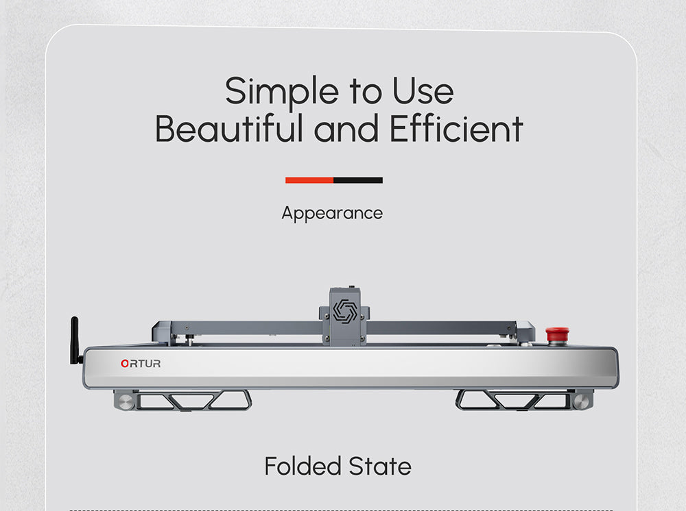 Skládací nožičky ORTUR FFT1.0 pro laserový gravírovací stroj ORTUR Laser Master 3, 4 ks