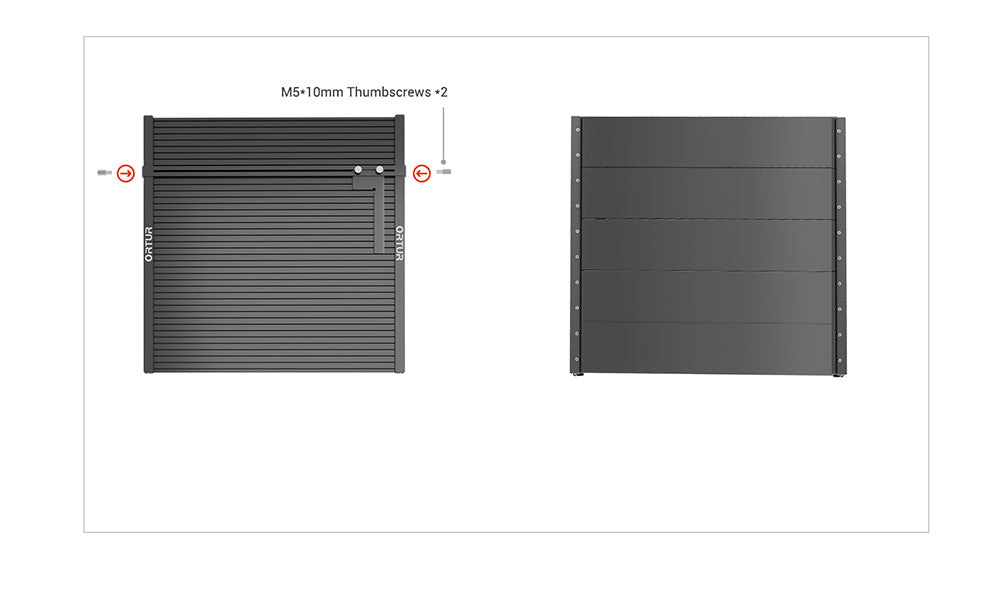 Laserová gravírovací platforma Ortur LEP1.0, pracovní plocha 448x400 mm, rychlý odvod tepla
