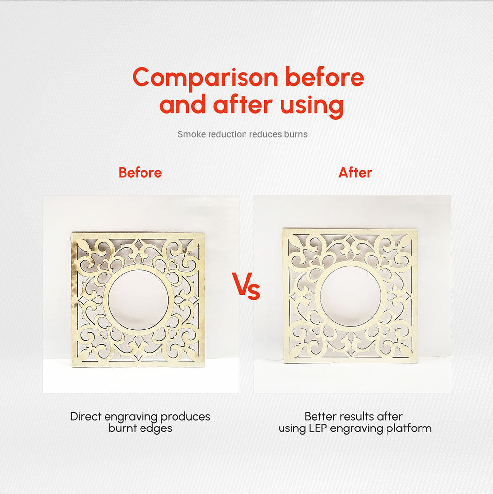 Laserová gravírovací platforma Ortur LEP1.0, pracovní plocha 448x400mm, rychlý odvod tepla