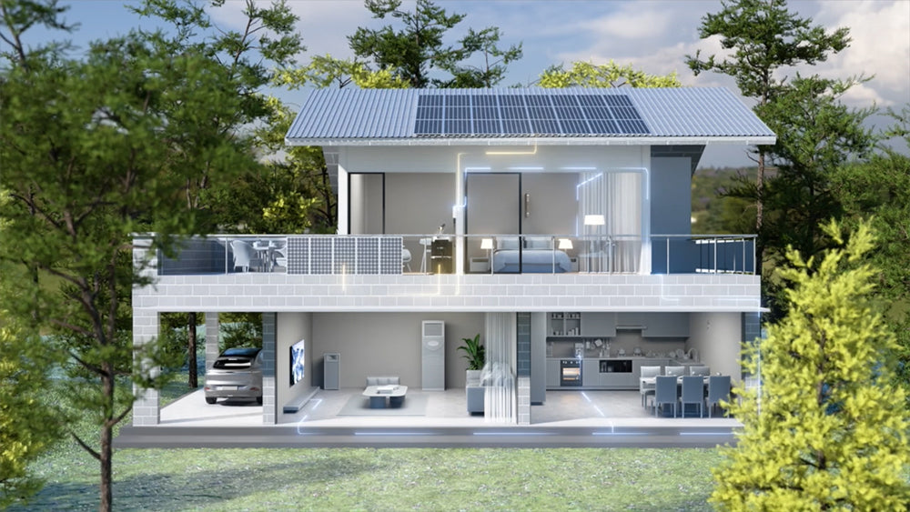 Balkonová elektrárna OUKITEL BP2000, solární generátor s LiFePO4 bateriemi 2048 Wh/640 000 mAh, výstupní výkon 2200 W AC, UPS 2000 W, nabíjení 1800 W AC, možnost rozšíření až na 7 baterií, 15 výstupů, kompatibilní s 99 % balkonových elektráren.