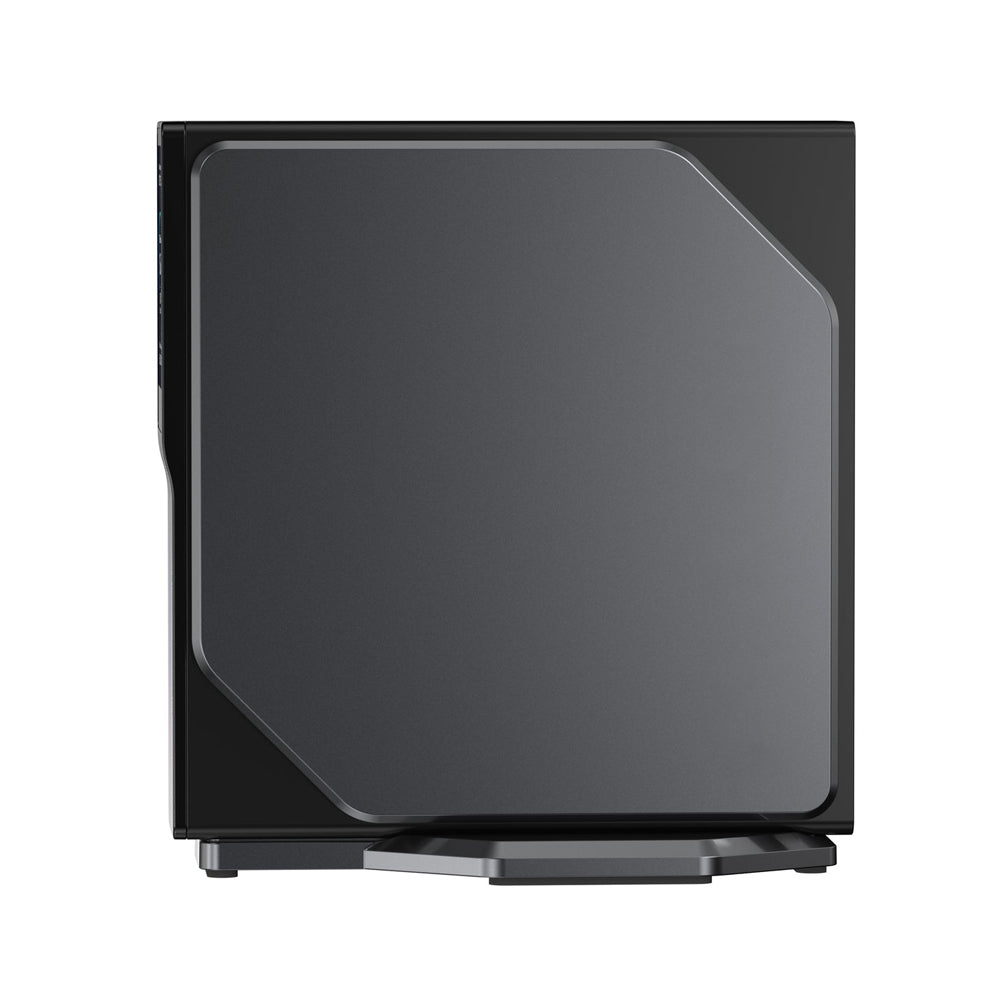 (2024 Upgraded Version) OUVIS S1 Mini PC with LCD Screen RGB Light, Intel Alder Lake N95 4 Cores Up to 3.4GHz, 16GB RAM 512GB SSD, 2*HDMI 2.0 4K HD Dual Display, WiFi 5 Bluetooth 4.2, 2*USB 3.0 2*USB 2.0 2*RJ45 - EU Plug