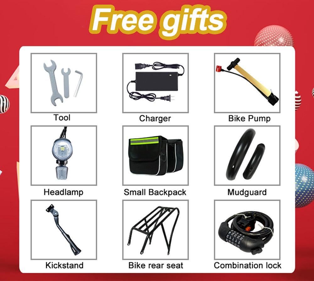 Elektrokolo PASELEC PX6, motor 750 W, baterie 48 V 13 Ah, tlusté pneumatiky 20*4,0 palce, maximální rychlost 45 km/h, dojezd 70 km, mechanická kotoučová brzda, uzamykatelná přední vidlice s tlumičem, řazení Shimano 7 rychlostí - černé