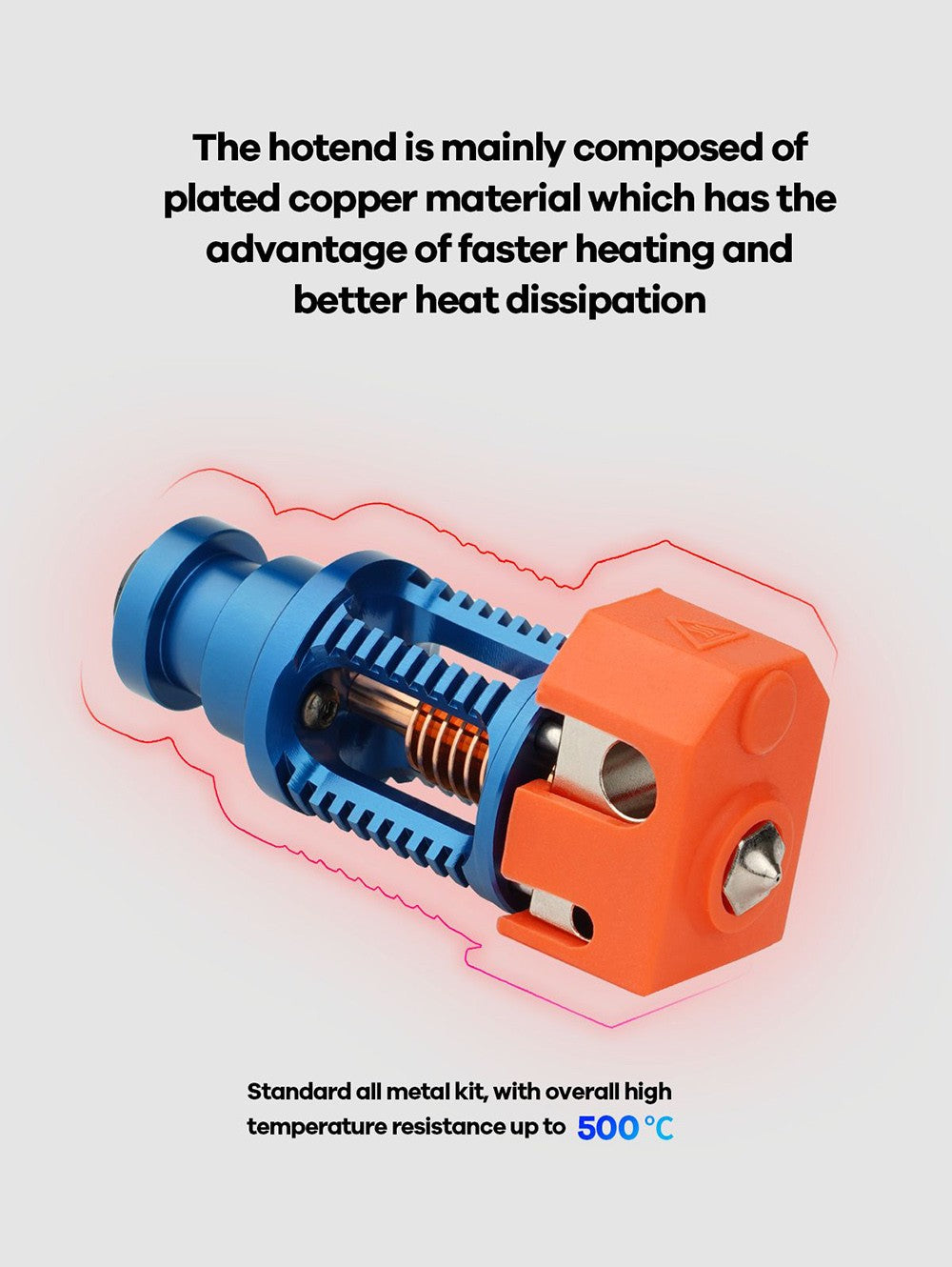 Phaetus Dragon Hotend ST V2.0 Super Precision 3D tiskárna Extruzní hlava pro V6 Hotend DDE DDB Direct Drive Bowden - černá