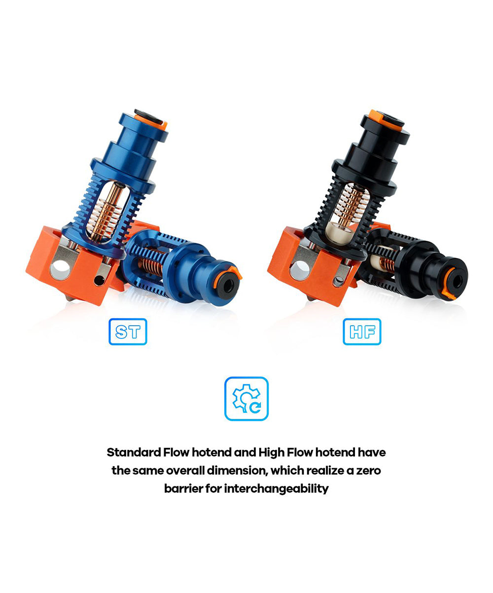 Phaetus Dragon Hotend ST V2.0 Super Precision 3D tiskárna Extruzní hlava pro V6 Hotend DDE DDB Direct Drive Bowden - černá