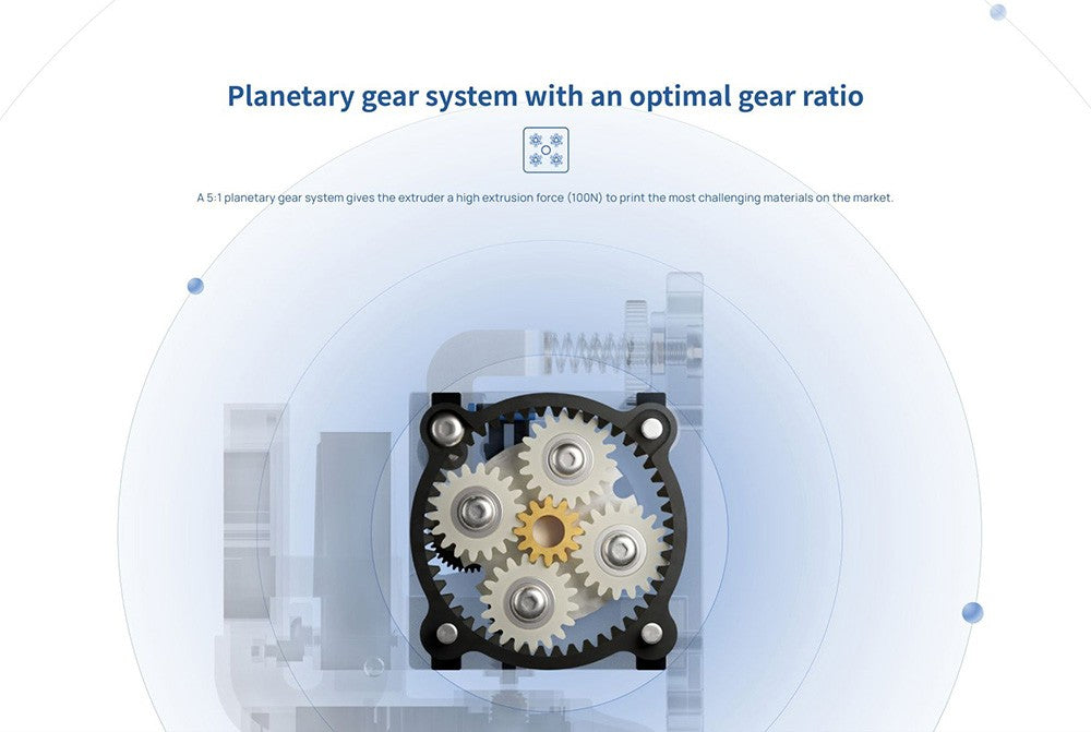 Extruder Phaetus OmniaDrop V3, dvojitý pohon, tisk flexibilním filamentem, chladicí systém hotendu