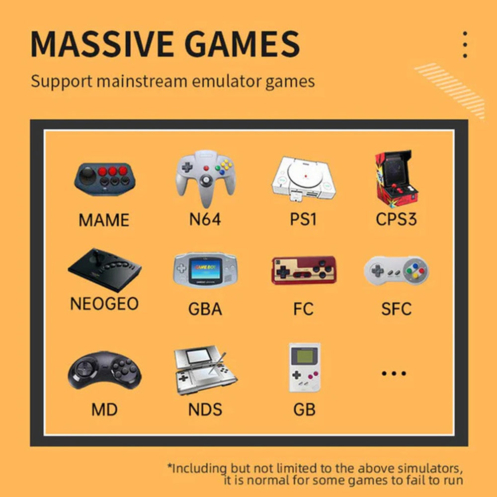 Powkiddy RGB20S Game Console 16GB Linux 128GB TF Card - Blue