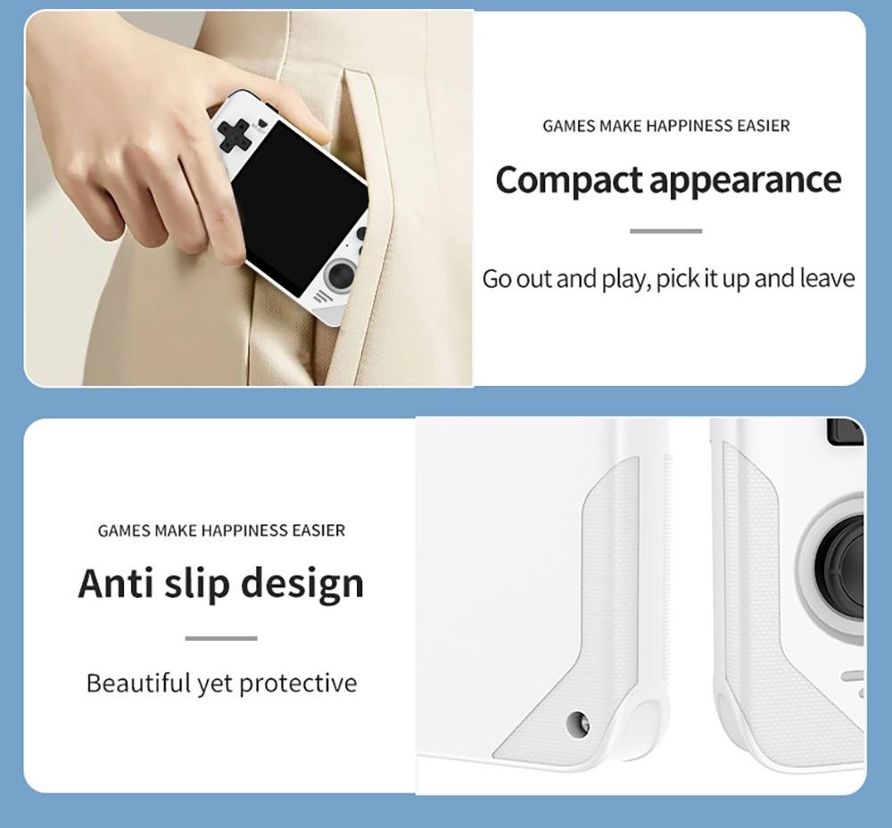 Kapesní herní konzole Powkiddy RGB30 s otevřeným zdrojovým kódem, Linuxem, 16GB TF karta, 5G WiFi - černá